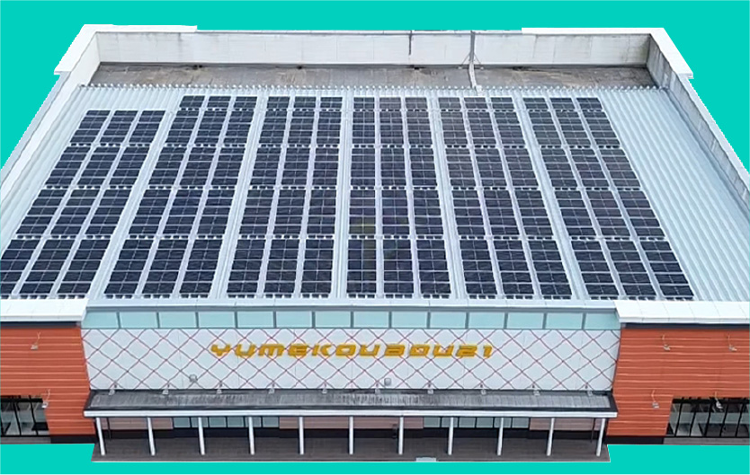 夢工房21堀野店 太陽光パネル